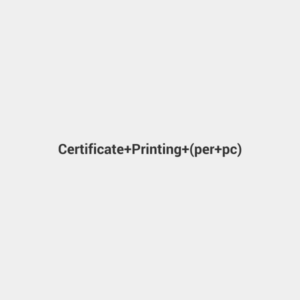 333333-100.png Certificate Printing (per pc)