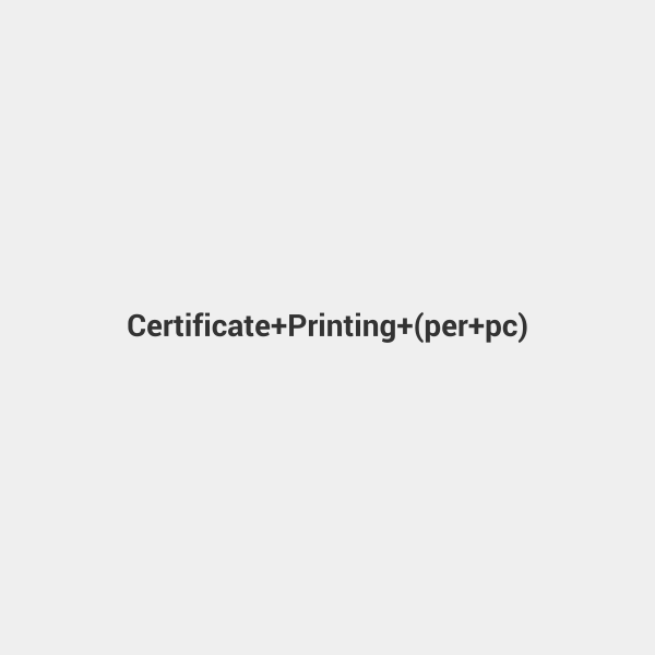 333333-100.png Certificate Printing (per pc)