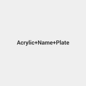 Acrylic Name Plate