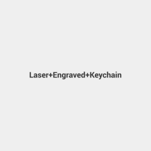 Laser Engraved Keychain