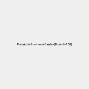 Premium Business Cards (Box of 100)