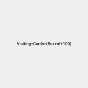 Visiting Cards (Box of 100)