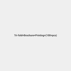 Tri-fold Brochure Printing (100 pcs)